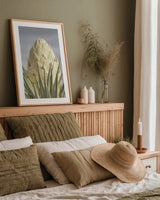 Joshua Tree by Alan Majchrowicz. shown as a paper print in a natural frame. Available as a archival giclee rolled canvas, fine art paper, or poster print. SKU 61458h.