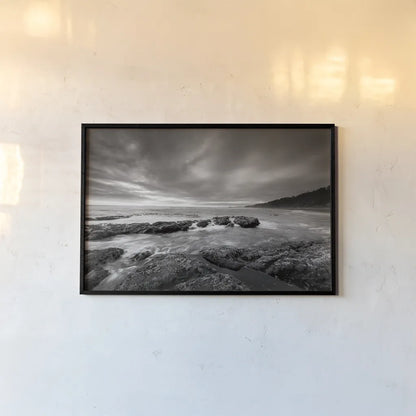 Kalaloch Beach by Alan Majchrowicz. shown as a paper print in a black flame. Available as a archival giclee rolled canvas, fine art paper, or poster print. SKU 64544i.