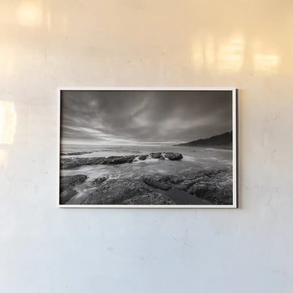 Kalaloch Beach by Alan Majchrowicz. shown as a paper print in a white frame. Available as a archival giclee rolled canvas, fine art paper, or poster print. SKU 64544i.