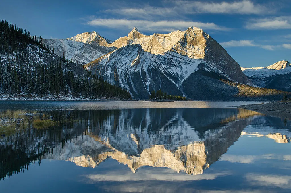 Kananaskis Lake Reflection by Alan Majchrowicz. SKU 28094i. Archival Giclee Fine art print for wall decor.
