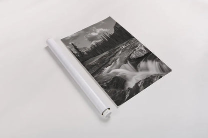 Kicking Horse River by Alan Majchrowicz. shown as a rolled paper print. Available as archival giclee rolled canvas, fine art paper, or poster print. SKU 89101h.