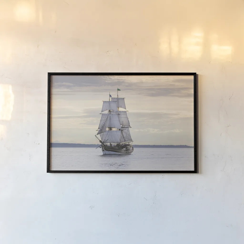 Lady Washington II by Alan Majchrowicz. shown as a paper print in a black flame. Available as a archival giclee rolled canvas, fine art paper, or poster print. SKU 46110i.