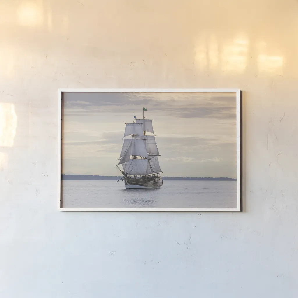 Lady Washington II by Alan Majchrowicz. shown as a paper print in a white frame. Available as a archival giclee rolled canvas, fine art paper, or poster print. SKU 46110i.
