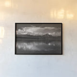 Lake McDonald by Alan Majchrowicz. shown as a paper print in a black flame. Available as a archival giclee rolled canvas, fine art paper, or poster print. SKU 71978i.