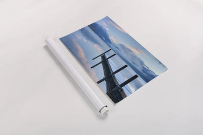 Lake McDonald Dock by Alan Majchrowicz. shown as a rolled paper print. Available as archival giclee rolled canvas, fine art paper, or poster print. SKU 43057i.