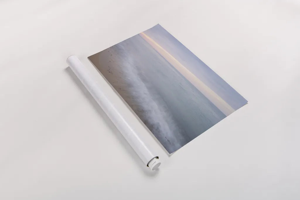 Lake Superior Beach I by Alan Majchrowicz. shown as a rolled paper print. Available as archival giclee rolled canvas, fine art paper, or poster print. SKU 50395i.