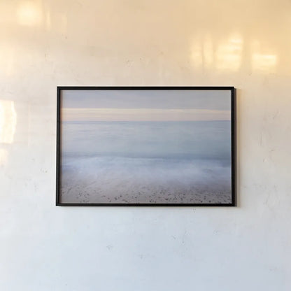 Lake Superior Beach II by Alan Majchrowicz. shown as a paper print in a black flame. Available as a archival giclee rolled canvas, fine art paper, or poster print. SKU 50396i.