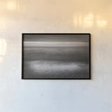 Lake Superior Beach II BW by Alan Majchrowicz. shown as a paper print in a black flame. Available as a archival giclee rolled canvas, fine art paper, or poster print. SKU 50400i.