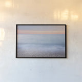 Lake Superior Beach II Sunset by Alan Majchrowicz. shown as a paper print in a black flame. Available as a archival giclee rolled canvas, fine art paper, or poster print. SKU 81458i.