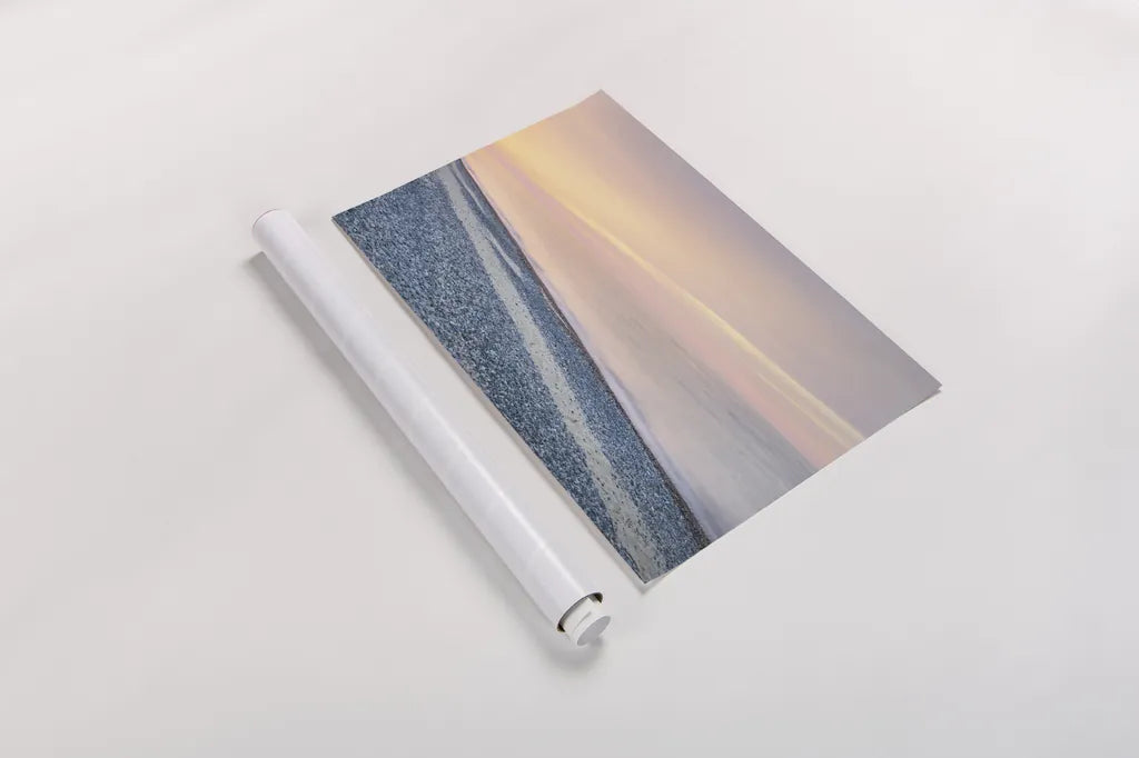 Lake Superior Beach III by Alan Majchrowicz. shown as a rolled paper print. Available as archival giclee rolled canvas, fine art paper, or poster print. SKU 50397i.