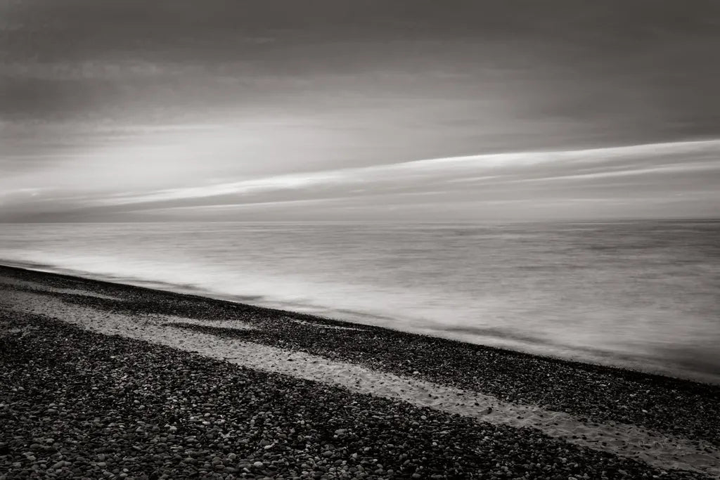 Lake Superior Beach III BW by Alan Majchrowicz. SKU 50401i. Archival Giclee Fine art print for wall decor.