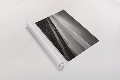 Lake Superior Beach III BW by Alan Majchrowicz. shown as a rolled paper print. Available as archival giclee rolled canvas, fine art paper, or poster print. SKU 50401i.