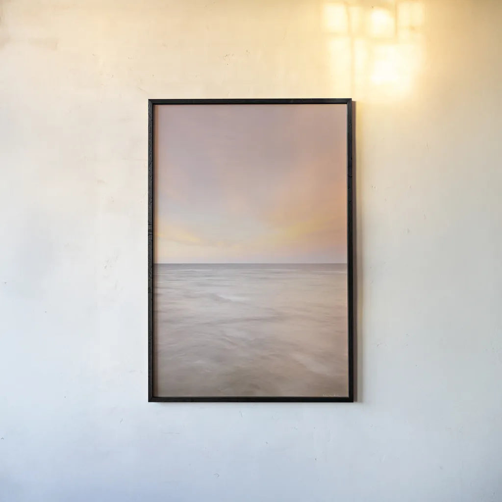 Lake Superior Clouds III by Alan Majchrowicz. shown as a paper print in a black flame. Available as a archival giclee rolled canvas, fine art paper, or poster print. SKU 50386h.