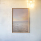 Lake Superior Clouds III by Alan Majchrowicz. shown as a paper print in a natural frame. Available as a archival giclee rolled canvas, fine art paper, or poster print. SKU 50386h.