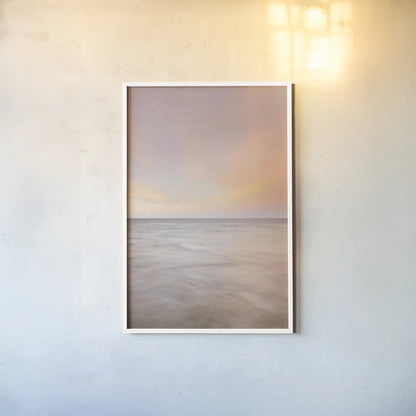 Lake Superior Clouds III by Alan Majchrowicz. shown as a paper print in a white frame. Available as a archival giclee rolled canvas, fine art paper, or poster print. SKU 50386h.