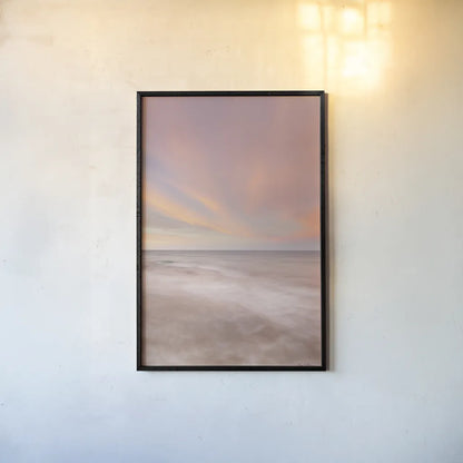 Lake Superior Clouds IV by Alan Majchrowicz. shown as a paper print in a black flame. Available as a archival giclee rolled canvas, fine art paper, or poster print. SKU 50387h.