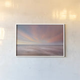 Lake Superior Clouds V by Alan Majchrowicz. shown as a paper print in a white frame. Available as a archival giclee rolled canvas, fine art paper, or poster print. SKU 50388i.