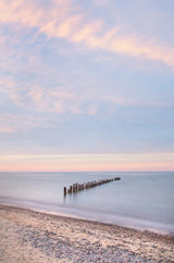 Lake Superior Old Pier I by Alan Majchrowicz. SKU 50403h. Archival Giclee Fine art print for wall decor.