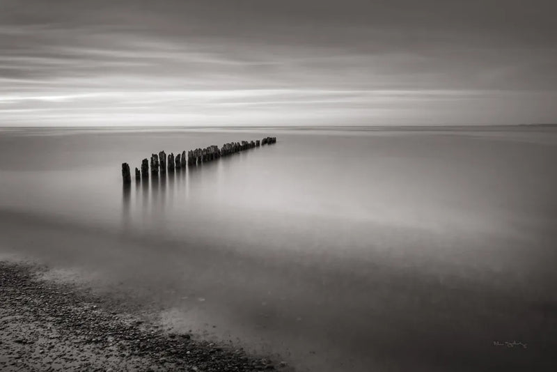 Lake Superior Old Pier V by Alan Majchrowicz. SKU 50407i. Archival Giclee Fine art print for wall decor.