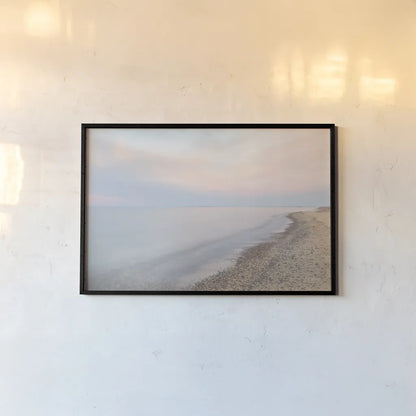 Lake Superior Shoreline I by Alan Majchrowicz. shown as a paper print in a black flame. Available as a archival giclee rolled canvas, fine art paper, or poster print. SKU 51682i.