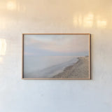 Lake Superior Shoreline I by Alan Majchrowicz. shown as a paper print in a natural frame. Available as a archival giclee rolled canvas, fine art paper, or poster print. SKU 51682i.