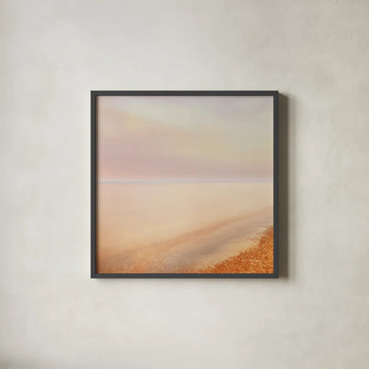 Lake Superior Shoreline I Retro Crop by Alan Majchrowicz. Shown in a sleek black glass frame for a contemporary gallery look. Available as an archival giclee rolled canvas, fine art paper, or poster print. SKU 69188a.