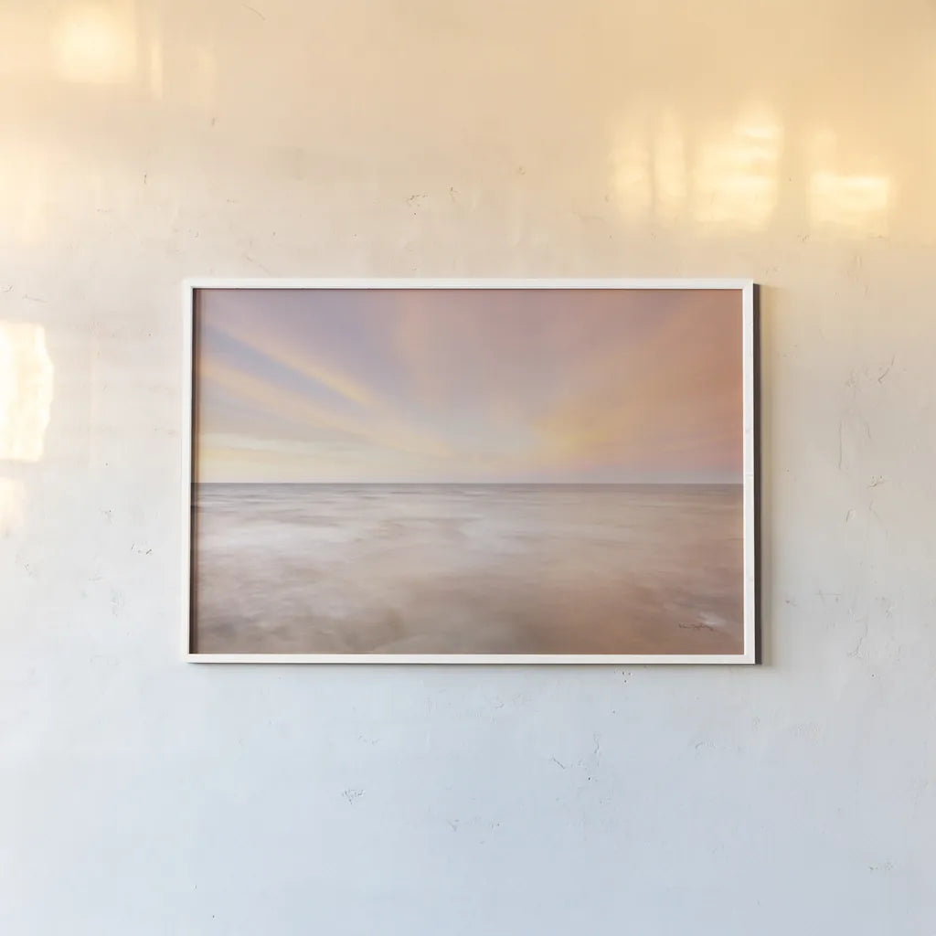 Lake Superior Sky I by Alan Majchrowicz. shown as a paper print in a white frame. Available as a archival giclee rolled canvas, fine art paper, or poster print. SKU 62887i.