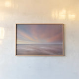 Lake Superior Sky II by Alan Majchrowicz. shown as a paper print in a natural frame. Available as a archival giclee rolled canvas, fine art paper, or poster print. SKU 62888i.