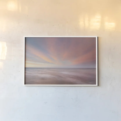 Lake Superior Sky II by Alan Majchrowicz. shown as a paper print in a white frame. Available as a archival giclee rolled canvas, fine art paper, or poster print. SKU 62888i.