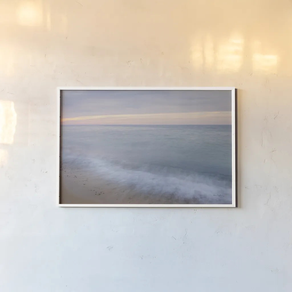 Lake Superior Sky V by Alan Majchrowicz. shown as a paper print in a white frame. Available as a archival giclee rolled canvas, fine art paper, or poster print. SKU 62891i.