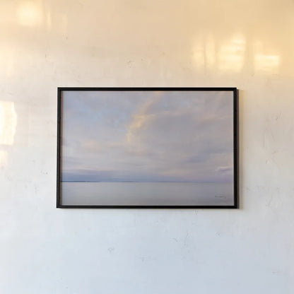 Lake Superior Sky VI by Alan Majchrowicz. shown as a paper print in a black flame. Available as a archival giclee rolled canvas, fine art paper, or poster print. SKU 62892i.