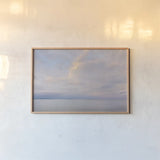 Lake Superior Sky VI by Alan Majchrowicz. shown as a paper print in a natural frame. Available as a archival giclee rolled canvas, fine art paper, or poster print. SKU 62892i.