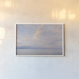 Lake Superior Sky VI by Alan Majchrowicz. shown as a paper print in a white frame. Available as a archival giclee rolled canvas, fine art paper, or poster print. SKU 62892i.