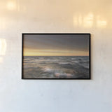 Lake Superior Waves by Alan Majchrowicz. shown as a paper print in a black flame. Available as a archival giclee rolled canvas, fine art paper, or poster print. SKU 50408i.
