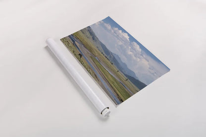 Lamar Valley Bison by Alan Majchrowicz. shown as a rolled paper print. Available as archival giclee rolled canvas, fine art paper, or poster print. SKU 80847i.