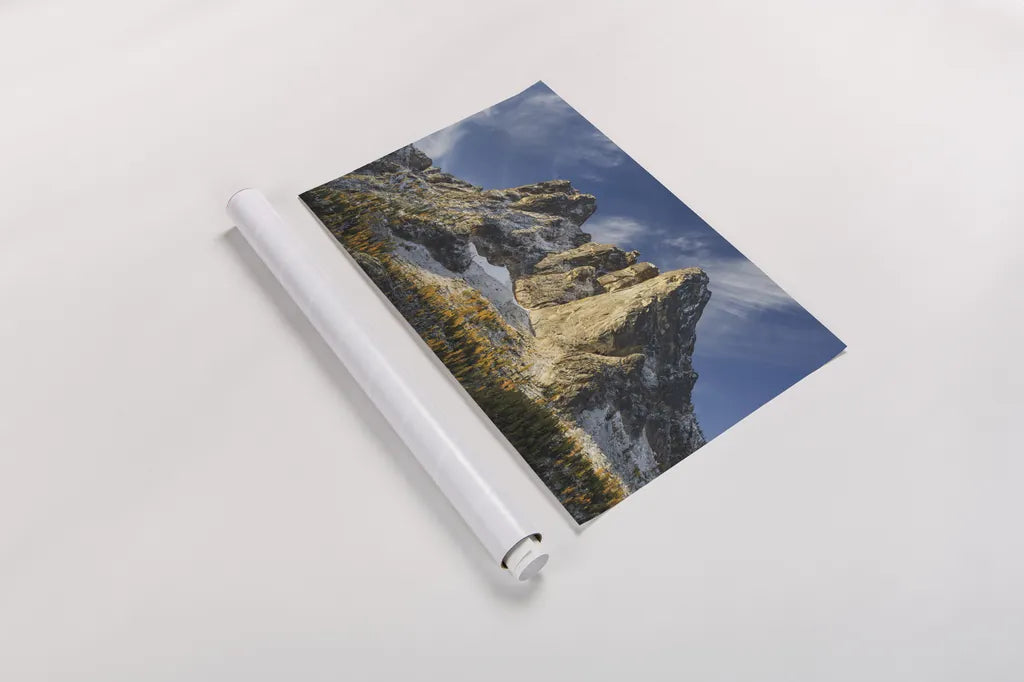 Liberty Bell Mountain II by Alan Majchrowicz. shown as a rolled paper print. Available as archival giclee rolled canvas, fine art paper, or poster print. SKU 50390i.