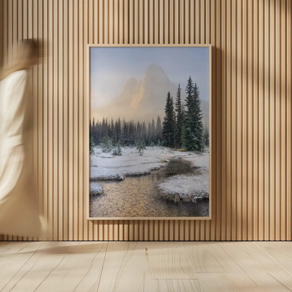 Liberty Bell Mountain III by Alan Majchrowicz. shown as over sized large wall art. Available as an archival giclee rolled canvas, fine art paper, or poster print. SKU 50391h.
