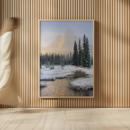 Liberty Bell Mountain III by Alan Majchrowicz. shown as over sized large wall art. Available as an archival giclee rolled canvas, fine art paper, or poster print. SKU 50391h.