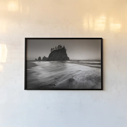 Little James Island by Alan Majchrowicz. shown as a paper print in a black flame. Available as a archival giclee rolled canvas, fine art paper, or poster print. SKU 64546i.