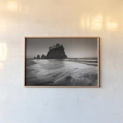 Little James Island by Alan Majchrowicz. shown as a paper print in a natural frame. Available as a archival giclee rolled canvas, fine art paper, or poster print. SKU 64546i.