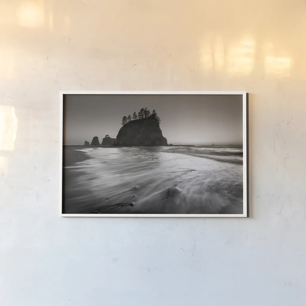 Little James Island by Alan Majchrowicz. shown as a paper print in a white frame. Available as a archival giclee rolled canvas, fine art paper, or poster print. SKU 64546i.