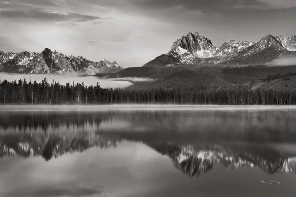 Little Redfish Lake by Alan Majchrowicz. SKU 71976i. Archival Giclee Fine art print for wall decor.