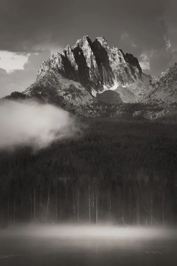 Little Redfish Lake Mist I by Alan Majchrowicz. SKU 64551h. Archival Giclee Fine art print for wall decor.
