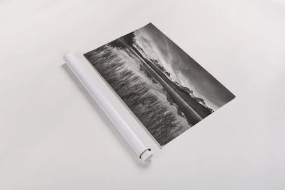 Little Redfish Lakeshore by Alan Majchrowicz. shown as a rolled paper print. Available as archival giclee rolled canvas, fine art paper, or poster print. SKU 64558i.