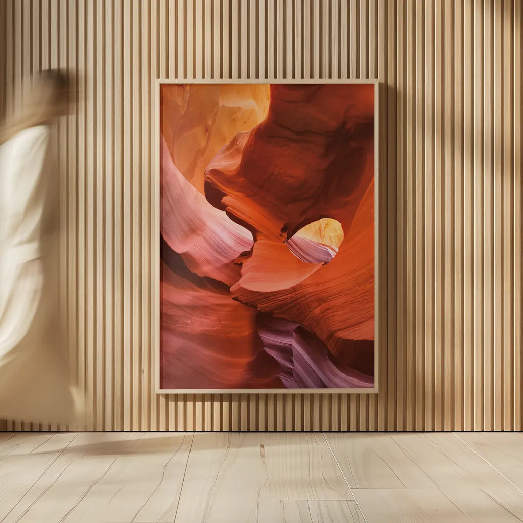 Lower Antelope Canyon IV by Alan Majchrowicz. shown as over sized large wall art. Available as an archival giclee rolled canvas, fine art paper, or poster print. SKU 53273h.