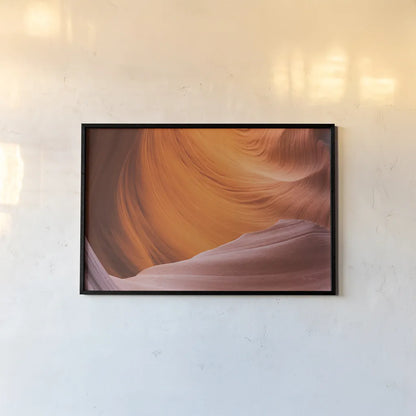 Lower Antelope Canyon VI by Alan Majchrowicz. shown as a paper print in a black flame. Available as a archival giclee rolled canvas, fine art paper, or poster print. SKU 53275i.