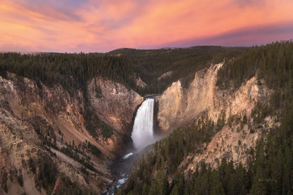 Lower Falls of the Yellowstone River I by Alan Majchrowicz. SKU 80841i. Archival Giclee Fine art print for wall decor.