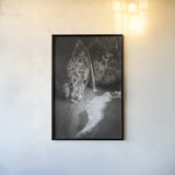 Mcway Falls by Alan Majchrowicz. shown as a paper print in a black flame. Available as a archival giclee rolled canvas, fine art paper, or poster print. SKU 44171h.