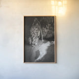 Mcway Falls by Alan Majchrowicz. shown as a paper print in a natural frame. Available as a archival giclee rolled canvas, fine art paper, or poster print. SKU 44171h.