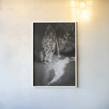 Mcway Falls by Alan Majchrowicz. shown as a paper print in a white frame. Available as a archival giclee rolled canvas, fine art paper, or poster print. SKU 44171h.